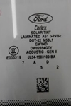 Picture of the label aka the BUG on the lower portion of the front windshield. 
    DW02131GTY interchange DW02354GTY OEM Carlite/Carlex Ford Brand.  Glass is Acoustic.